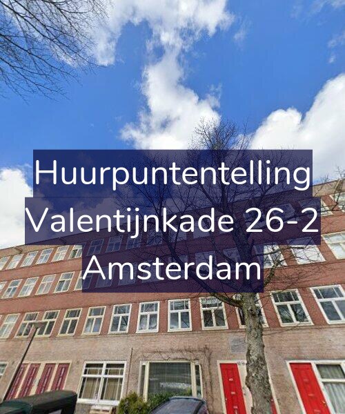 Foto gevel Huurpuntentelling voor Valentijnkade 26-2, Amsterdam