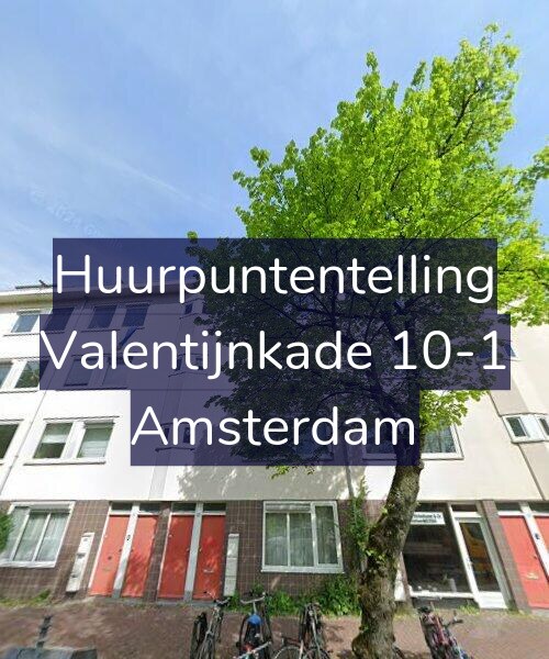 Foto gevel Huurpuntentelling voor Valentijnkade 10-1, Amsterdam