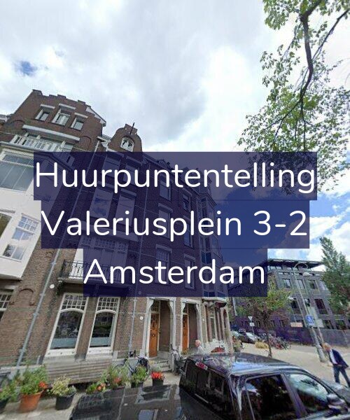 Foto gevel Huurpuntentelling voor Valeriusplein 3-2, Amsterdam