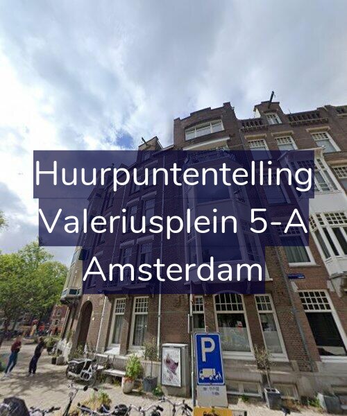 Foto gevel Huurpuntentelling voor Valeriusplein 5-A, Amsterdam