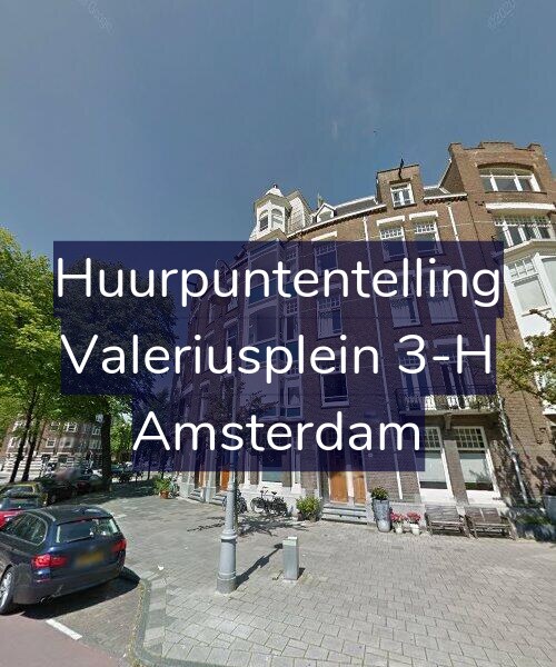 Foto gevel Huurpuntentelling voor Valeriusplein 3-H, Amsterdam