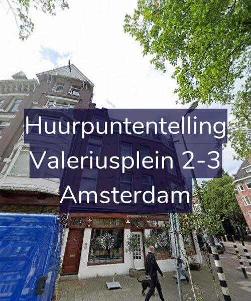 Foto gevel Huurpuntentelling voor Valeriusplein 2-3, Amsterdam