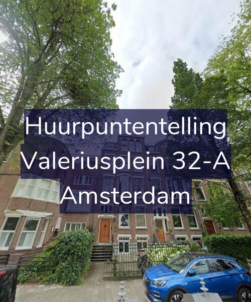 Foto gevel Huurpuntentelling voor Valeriusplein 32-A, Amsterdam