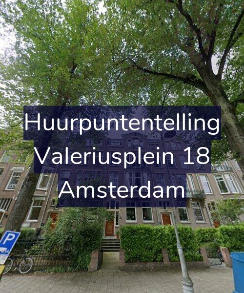 Foto gevel Huurpuntentelling voor Valeriusplein 18, Amsterdam