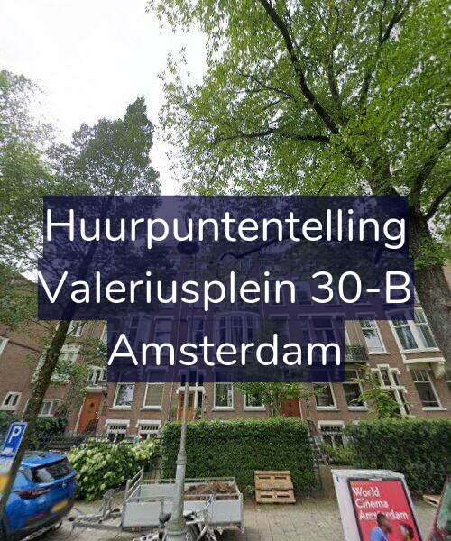Foto gevel Huurpuntentelling voor Valeriusplein 30-B, Amsterdam