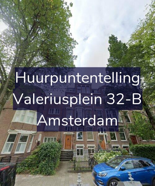 Foto gevel Huurpuntentelling voor Valeriusplein 32-B, Amsterdam