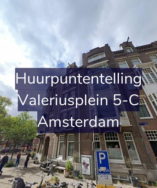 Foto gevel Huurpuntentelling voor Valeriusplein 5-C, Amsterdam