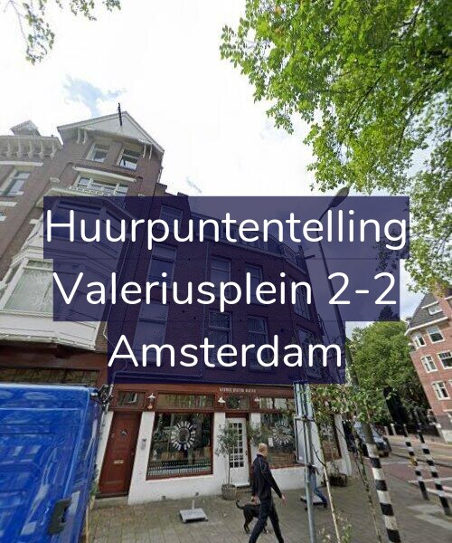 Foto gevel Huurpuntentelling voor Valeriusplein 2-2, Amsterdam