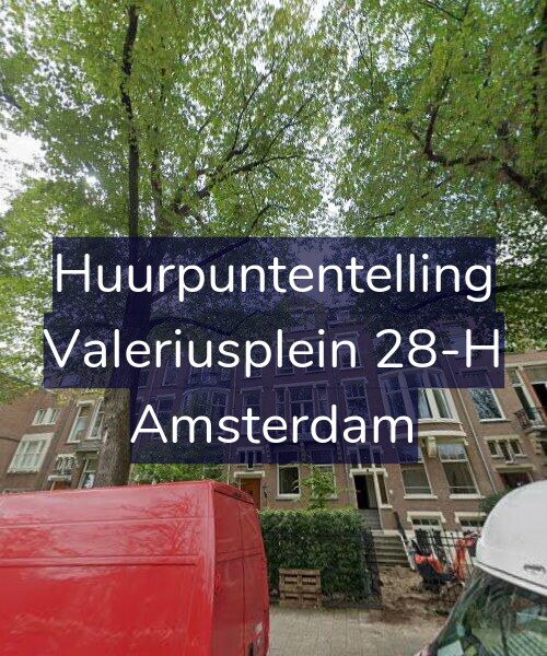 Foto gevel Huurpuntentelling voor Valeriusplein 28-H, Amsterdam