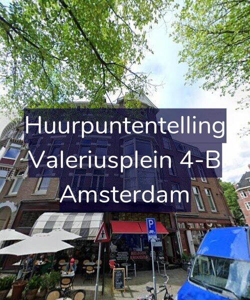 Foto gevel Huurpuntentelling voor Valeriusplein 4-B, Amsterdam