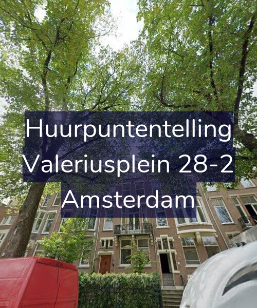 Foto gevel Huurpuntentelling voor Valeriusplein 28-2, Amsterdam
