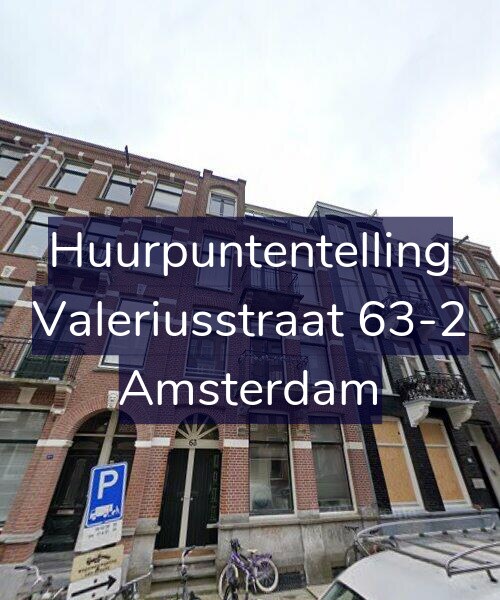 Foto gevel Huurpuntentelling voor Valeriusstraat 63-2, Amsterdam