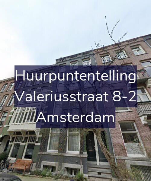 Foto gevel Huurpuntentelling voor Valeriusstraat 8-2, Amsterdam