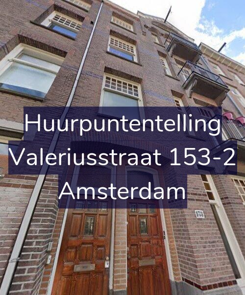 Foto gevel Huurpuntentelling voor Valeriusstraat 153-2, Amsterdam
