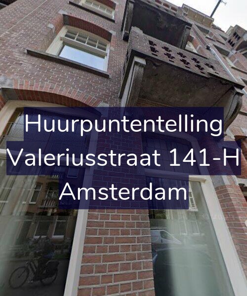 Foto gevel Huurpuntentelling voor Valeriusstraat 141-H, Amsterdam