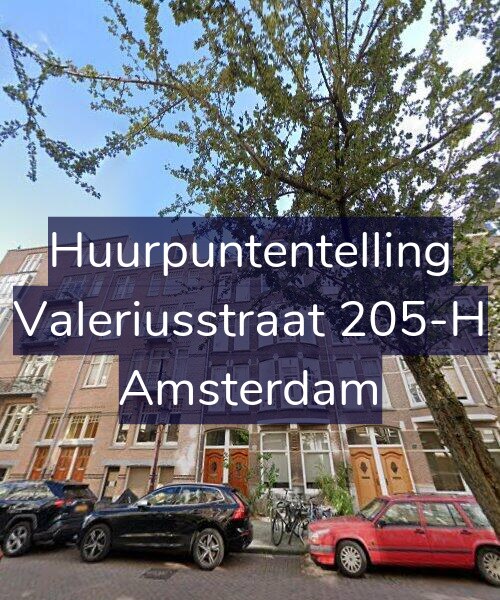 Foto gevel Huurpuntentelling voor Valeriusstraat 205-H, Amsterdam
