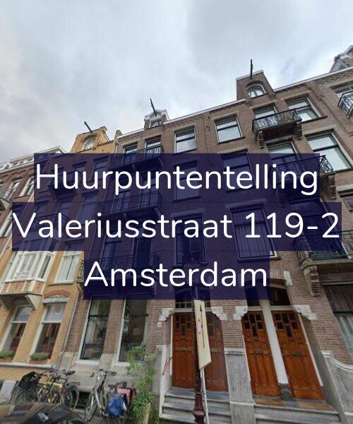 Foto gevel Huurpuntentelling voor Valeriusstraat 119-2, Amsterdam