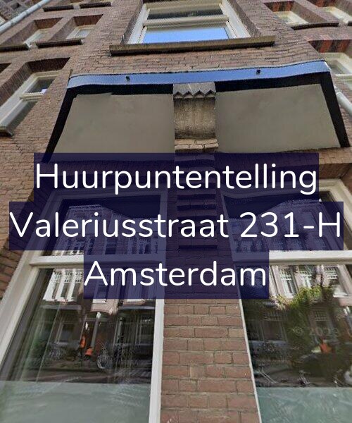 Foto gevel Huurpuntentelling voor Valeriusstraat 231-H, Amsterdam