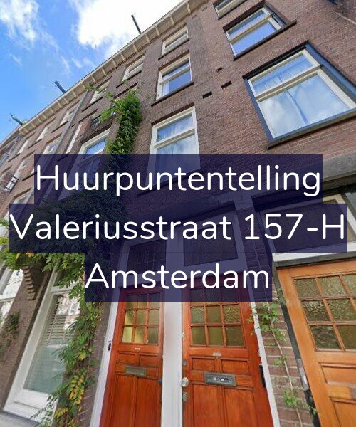 Foto gevel Huurpuntentelling voor Valeriusstraat 157-H, Amsterdam
