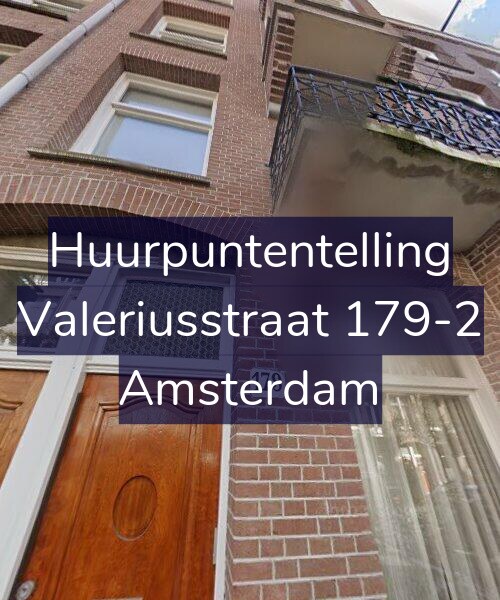 Foto gevel Huurpuntentelling voor Valeriusstraat 179-2, Amsterdam