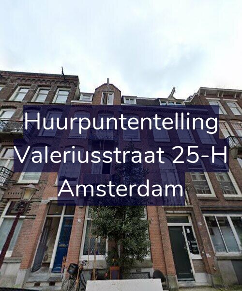 Foto gevel Huurpuntentelling voor Valeriusstraat 25-H, Amsterdam