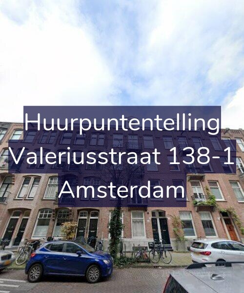 Foto gevel Huurpuntentelling voor Valeriusstraat 138-1, Amsterdam