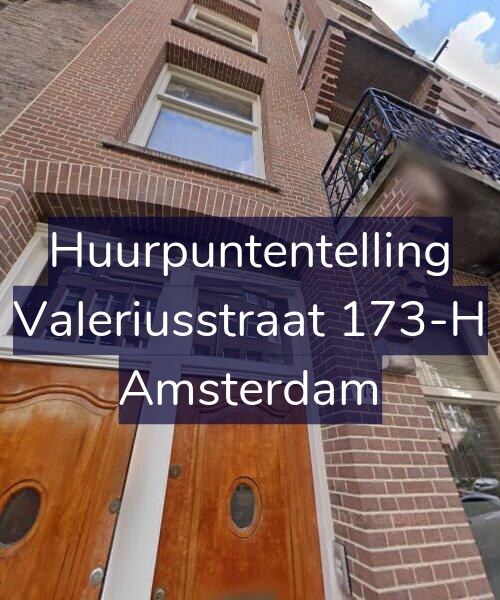 Foto gevel Huurpuntentelling voor Valeriusstraat 173-H, Amsterdam