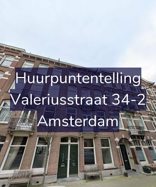 Foto gevel Huurpuntentelling voor Valeriusstraat 34-2, Amsterdam