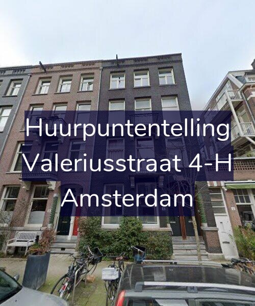 Foto gevel Huurpuntentelling voor Valeriusstraat 4-H, Amsterdam
