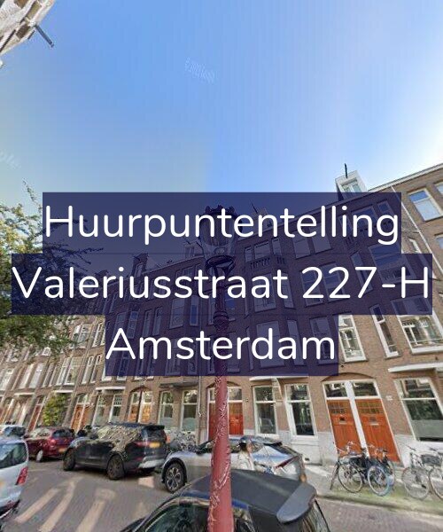 Foto gevel Huurpuntentelling voor Valeriusstraat 227-H, Amsterdam