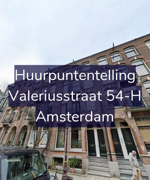Foto gevel Huurpuntentelling voor Valeriusstraat 54-H, Amsterdam
