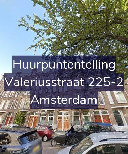 Foto gevel Huurpuntentelling voor Valeriusstraat 225-2, Amsterdam