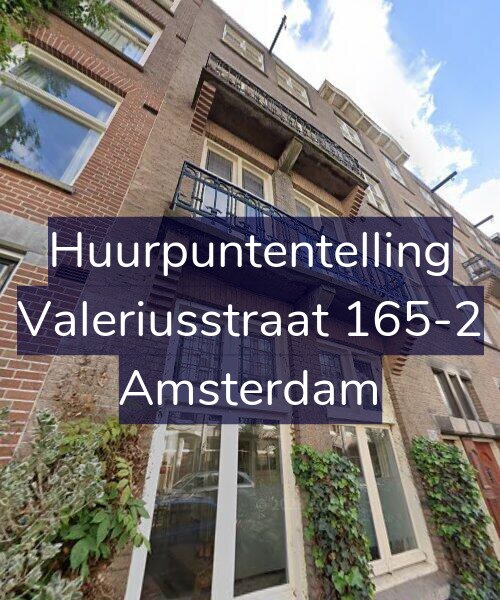 Foto gevel Huurpuntentelling voor Valeriusstraat 165-2, Amsterdam