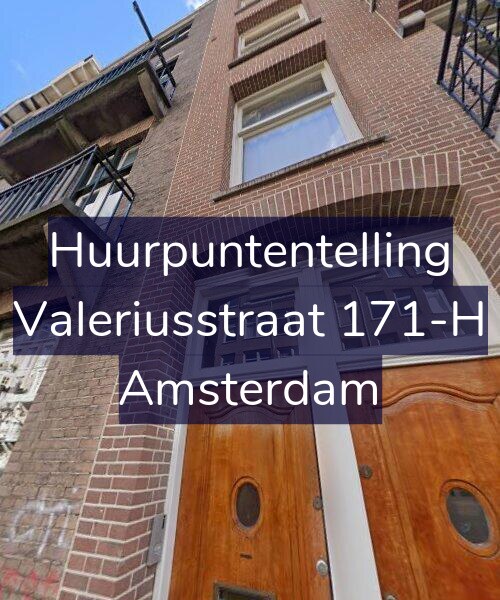 Foto gevel Huurpuntentelling voor Valeriusstraat 171-H, Amsterdam