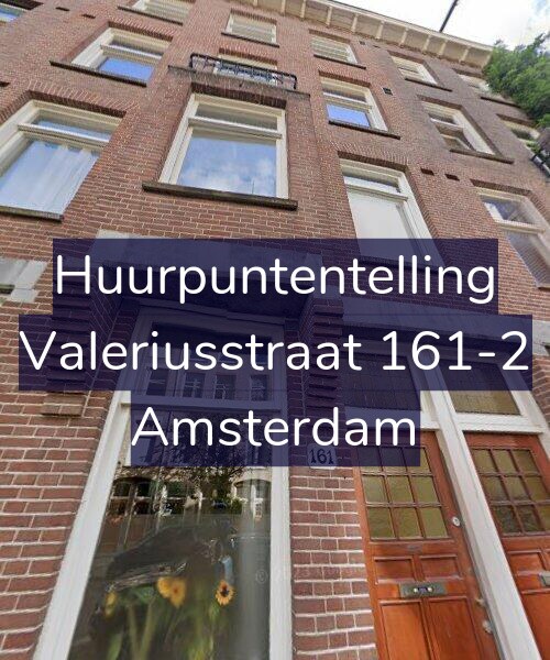 Foto gevel Huurpuntentelling voor Valeriusstraat 161-2, Amsterdam