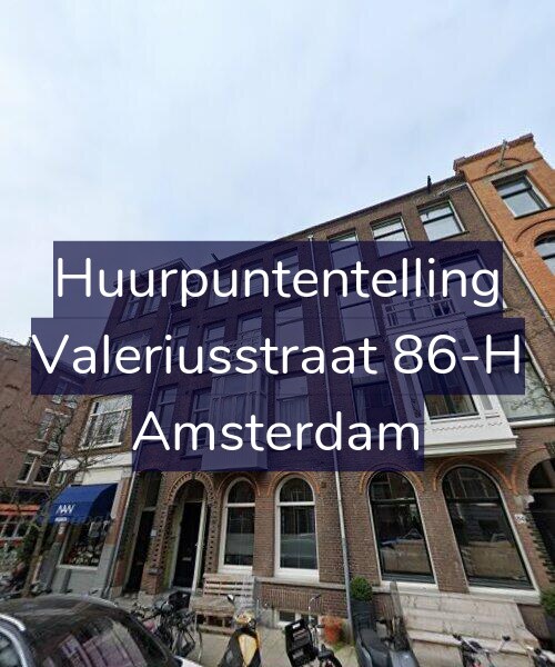 Foto gevel Huurpuntentelling voor Valeriusstraat 86-H, Amsterdam