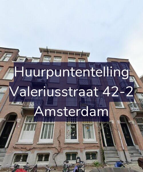 Foto gevel Huurpuntentelling voor Valeriusstraat 42-2, Amsterdam