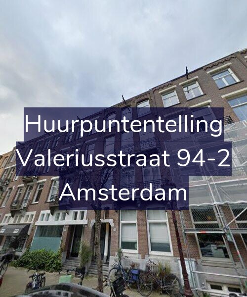 Foto gevel Huurpuntentelling voor Valeriusstraat 94-2, Amsterdam
