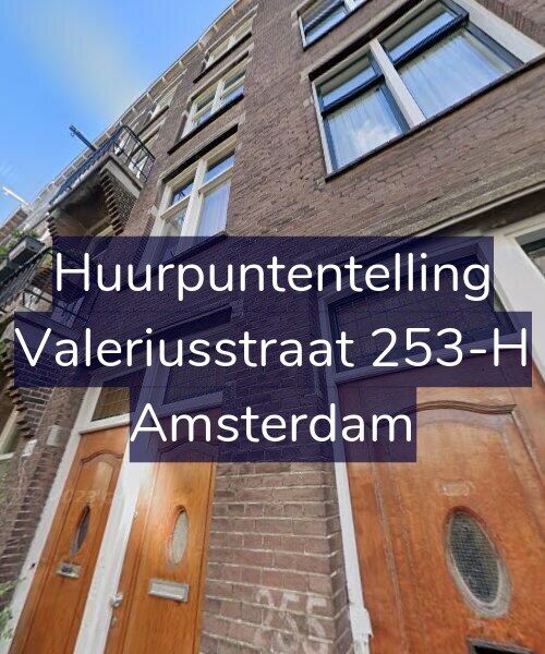 Foto gevel Huurpuntentelling voor Valeriusstraat 253-H, Amsterdam