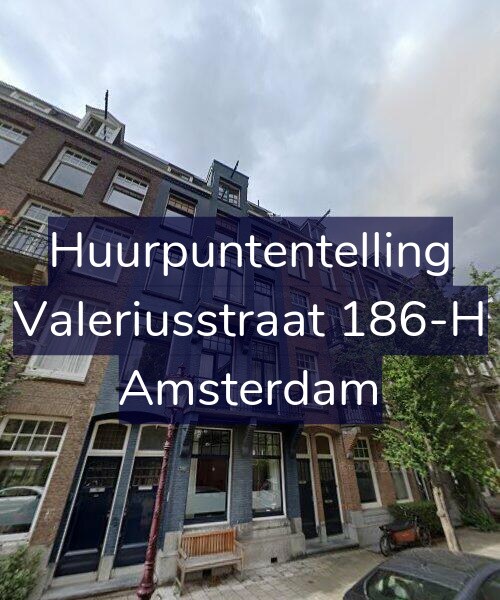 Foto gevel Huurpuntentelling voor Valeriusstraat 186-H, Amsterdam