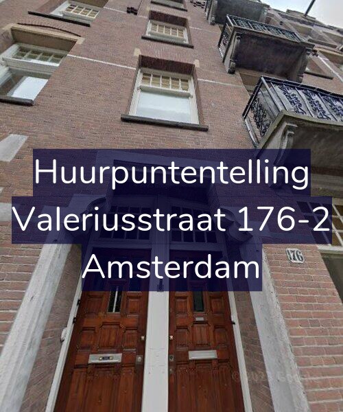 Foto gevel Huurpuntentelling voor Valeriusstraat 176-2, Amsterdam