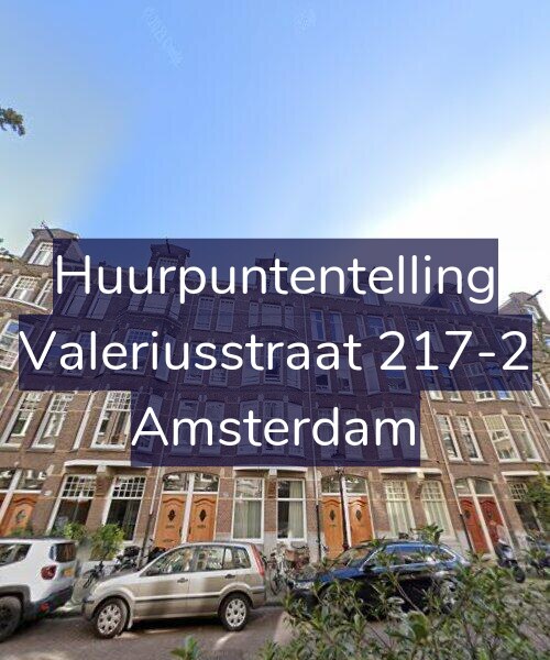 Foto gevel Huurpuntentelling voor Valeriusstraat 217-2, Amsterdam