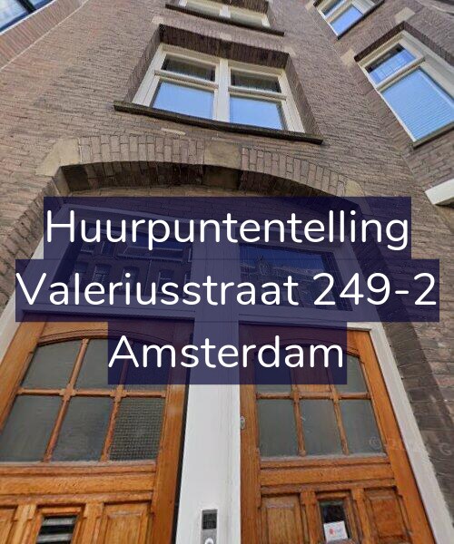 Foto gevel Huurpuntentelling voor Valeriusstraat 249-2, Amsterdam