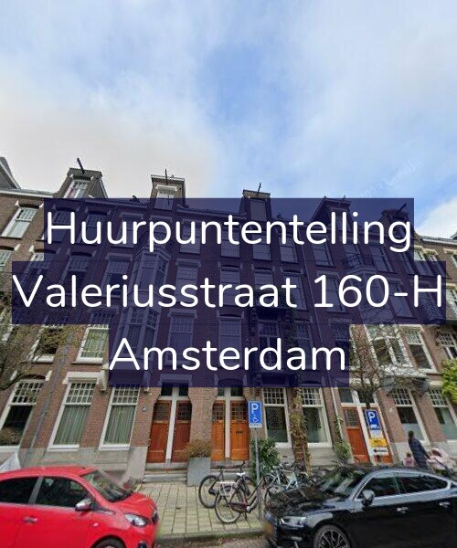 Foto gevel Huurpuntentelling voor Valeriusstraat 160-H, Amsterdam