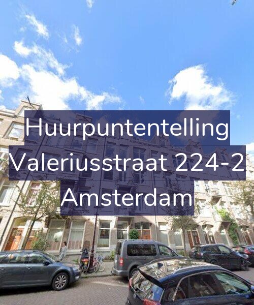 Foto gevel Huurpuntentelling voor Valeriusstraat 224-2, Amsterdam