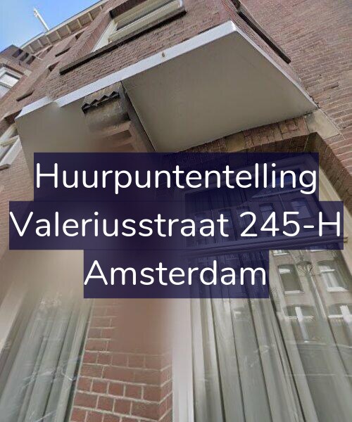 Foto gevel Huurpuntentelling voor Valeriusstraat 245-H, Amsterdam