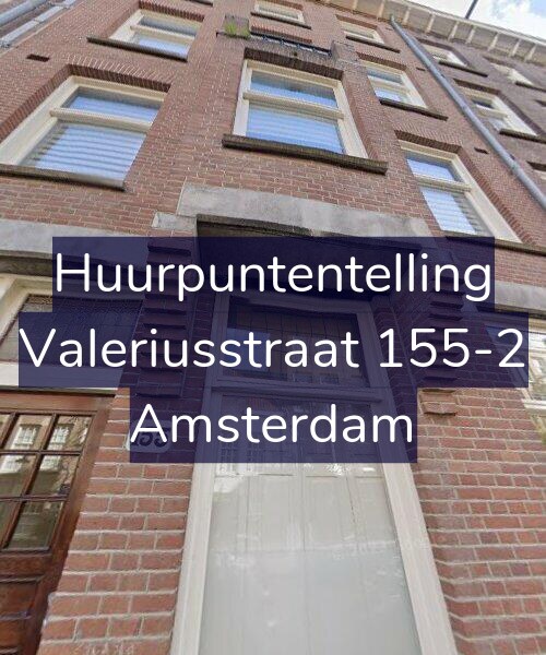 Foto gevel Huurpuntentelling voor Valeriusstraat 155-2, Amsterdam