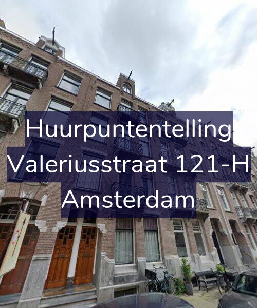 Foto gevel Huurpuntentelling voor Valeriusstraat 121-H, Amsterdam