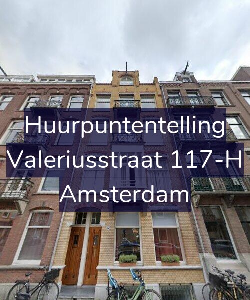 Foto gevel Huurpuntentelling voor Valeriusstraat 117-H, Amsterdam