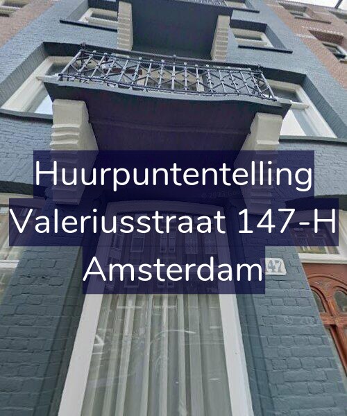 Foto gevel Huurpuntentelling voor Valeriusstraat 147-H, Amsterdam